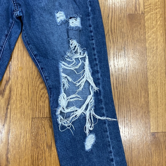 JBD Just Black Denim Medium Wash Distressed Jeans Size 28 - Picture 2 of 8